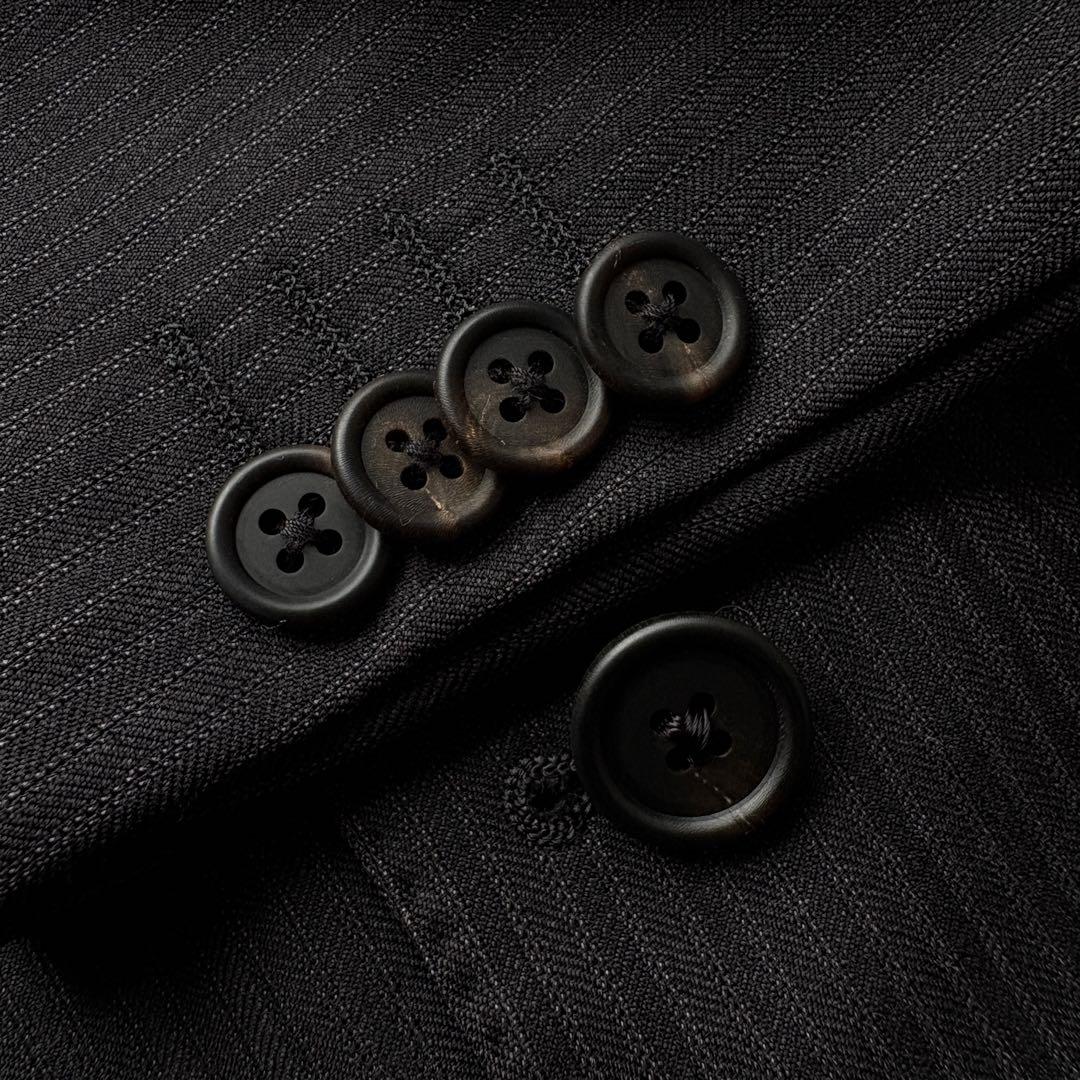 ★ロロピアーナ★ ポール スミス スーツ Super120's 日本製 黒 L