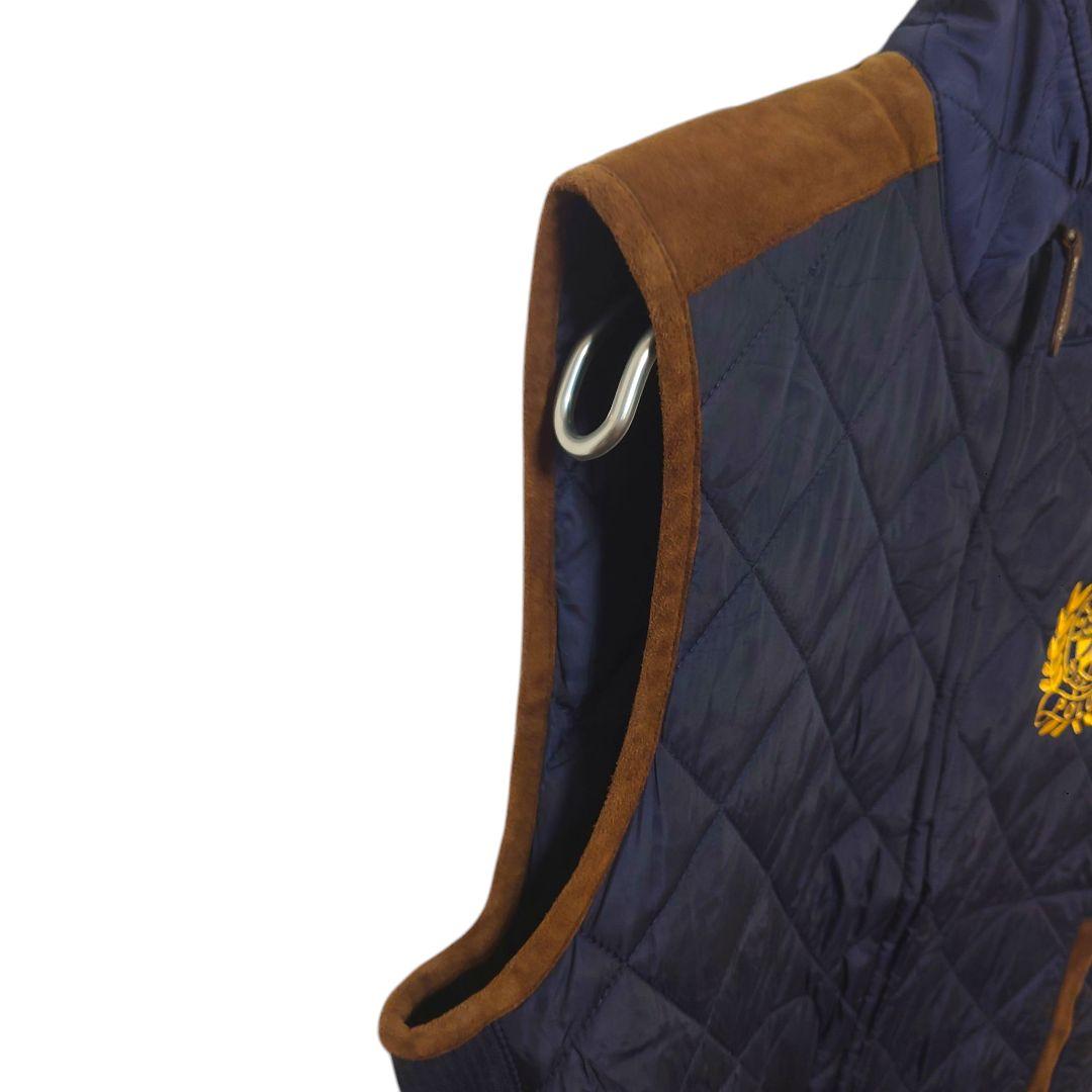 【Ralph Lauren】エンブレムロゴ キルティングベスト A-3109