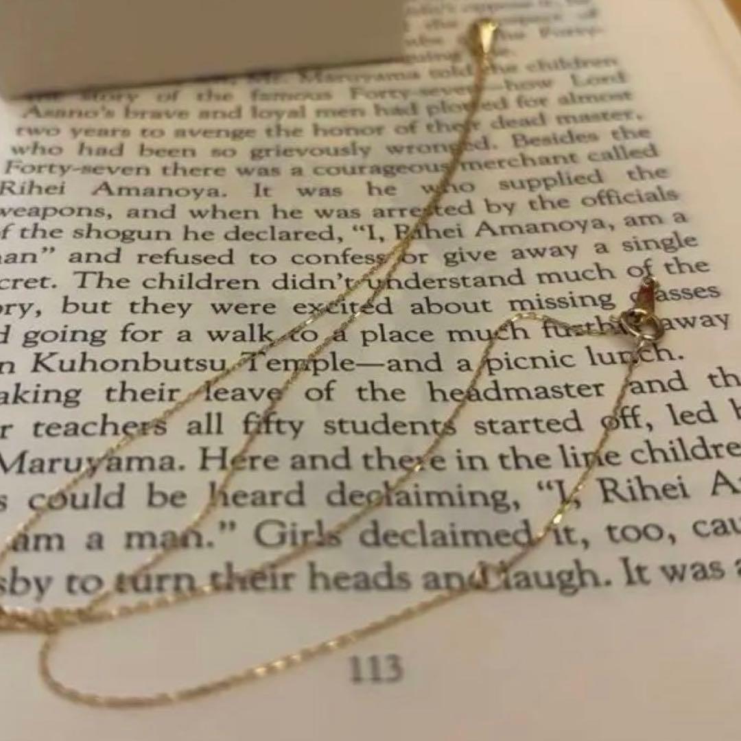 K18YG しずくネックレス