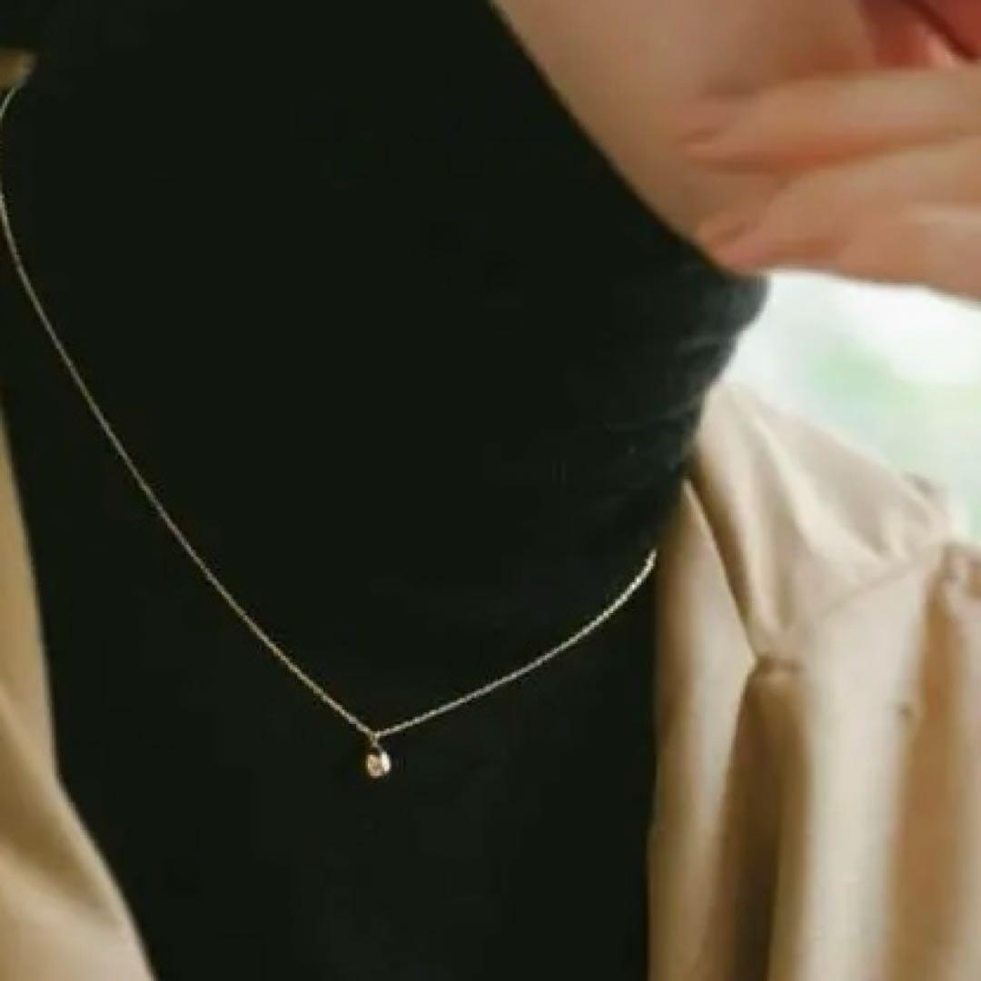 K18YG しずくネックレス