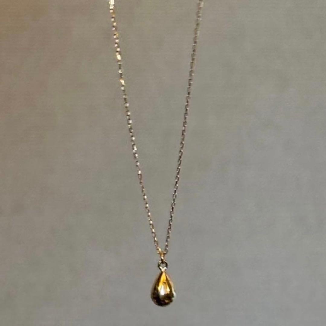K18YG しずくネックレス
