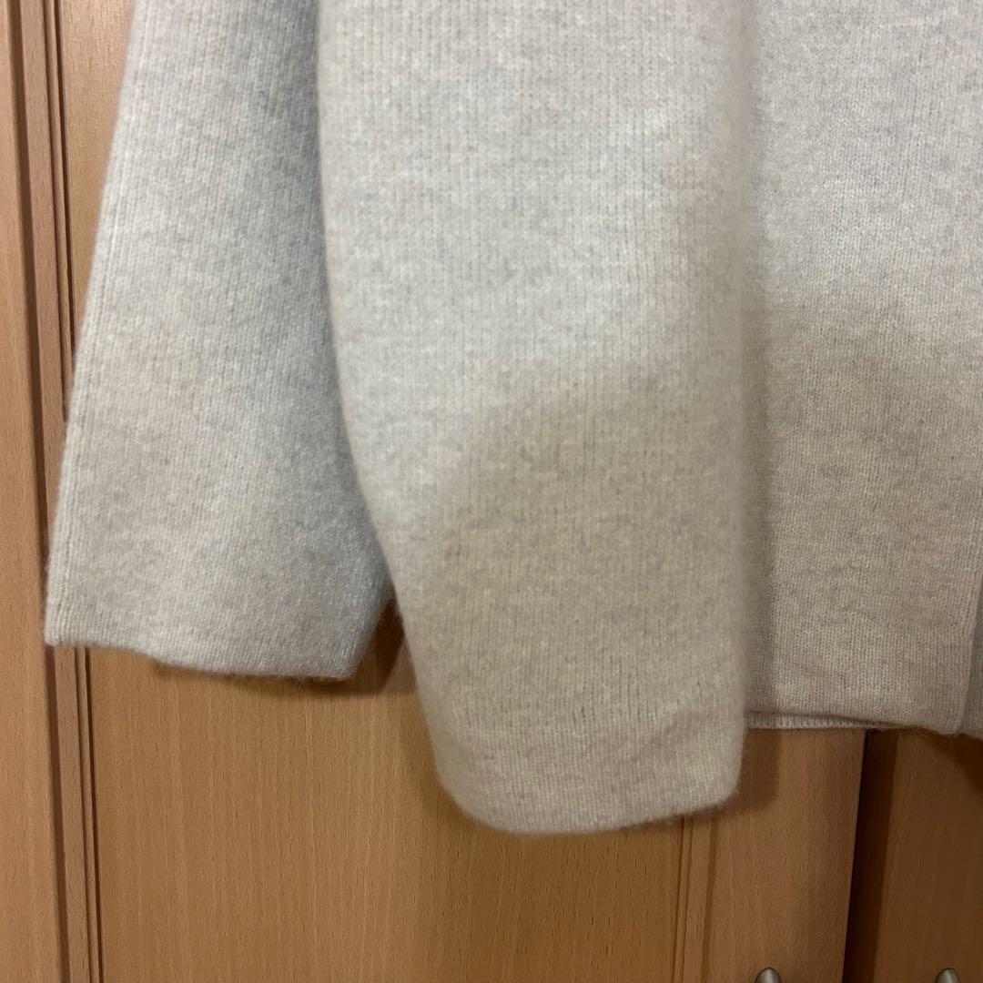23区　【見上愛さん着用】ラクーンブレンドダブルフェイス ニット アウター　32