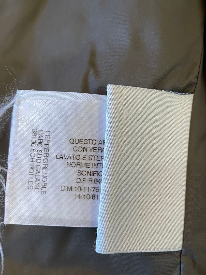 モンクレール　ダウンベスト　サイズ0 オリーブ　最終値下げ　14000円