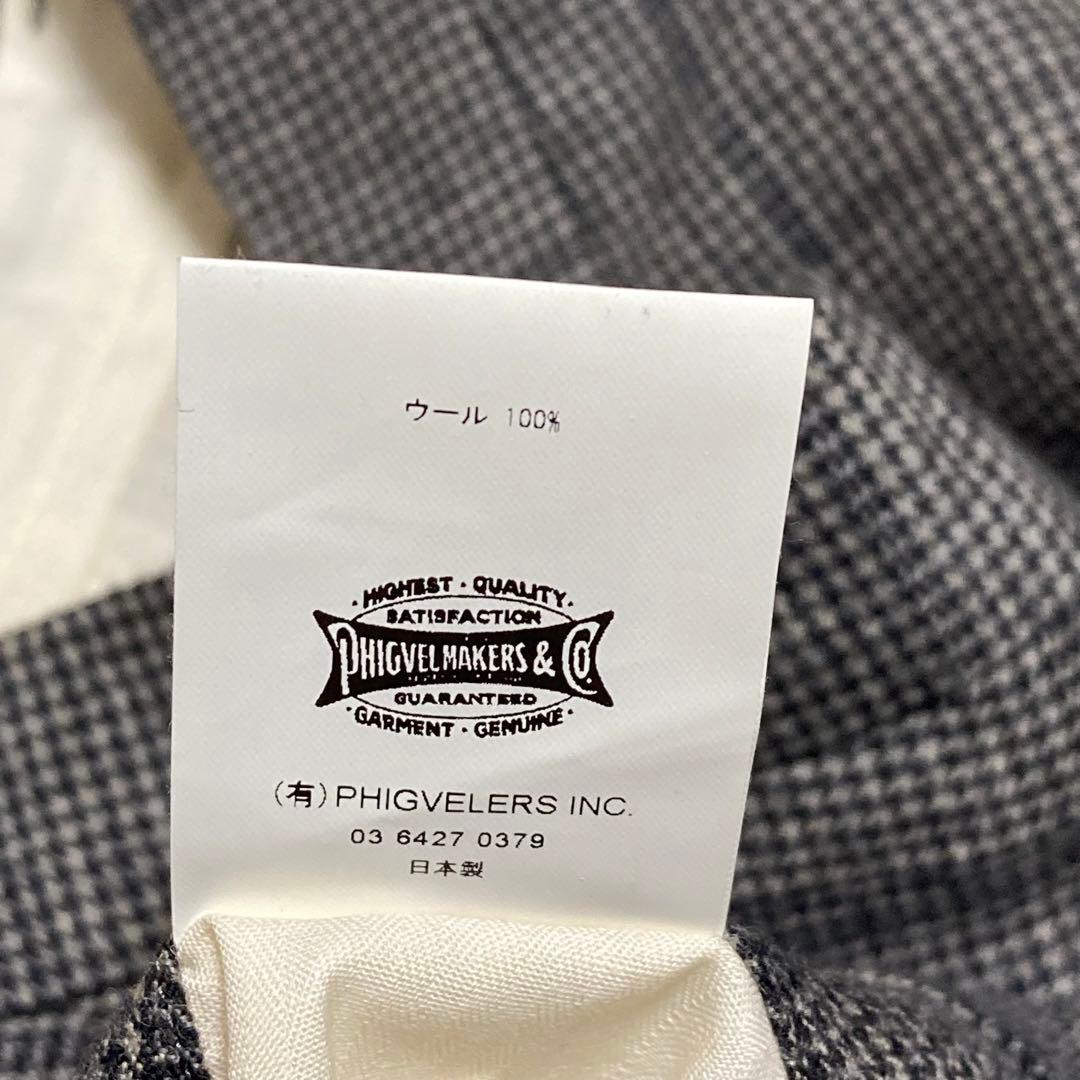 PHIGVEL Best Quality セットアップ ウール グレー 2 美品