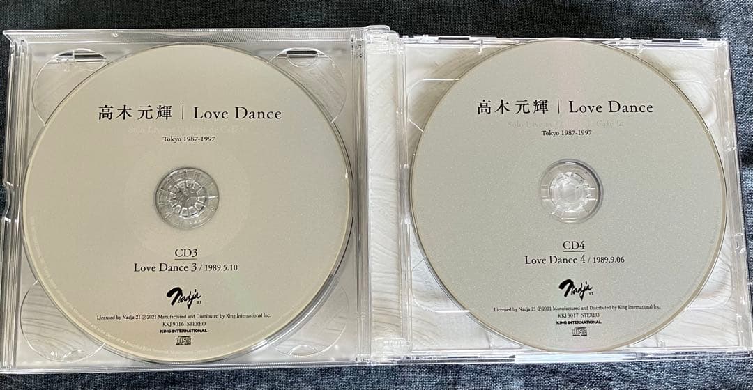 高木元輝 Love Dance 5枚組CD