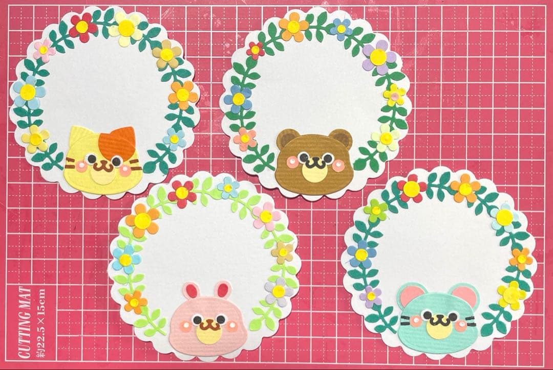 クラフトパンチ ペーパークラフト メッセージカード