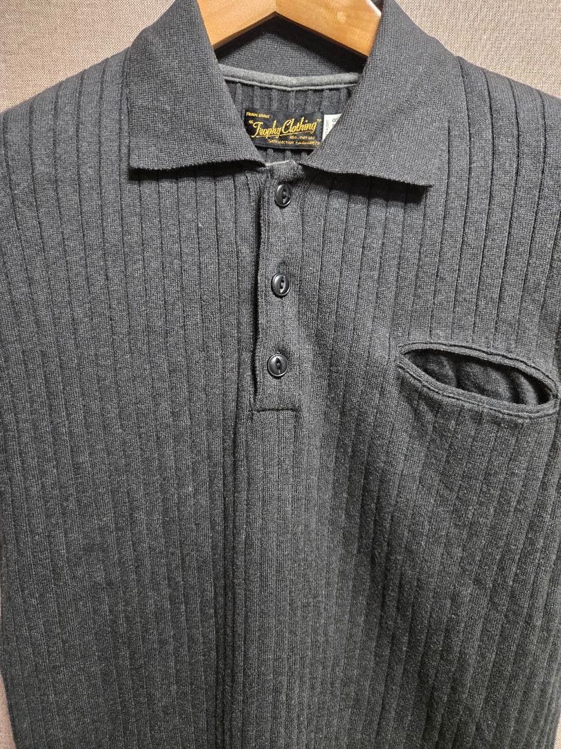 トップス TROPHY CLOTHING Broad Stitch Knit Polo