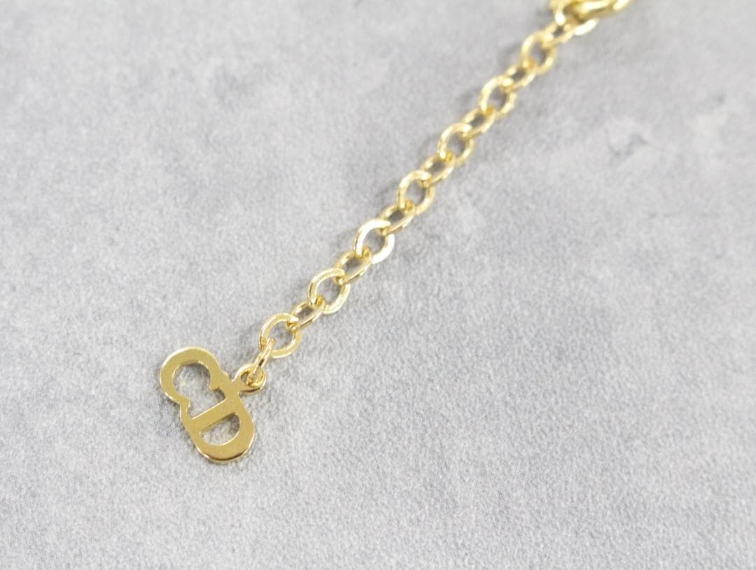 ▲美品 Dior ディオール ネックレス イヤリング セット ラインストーン