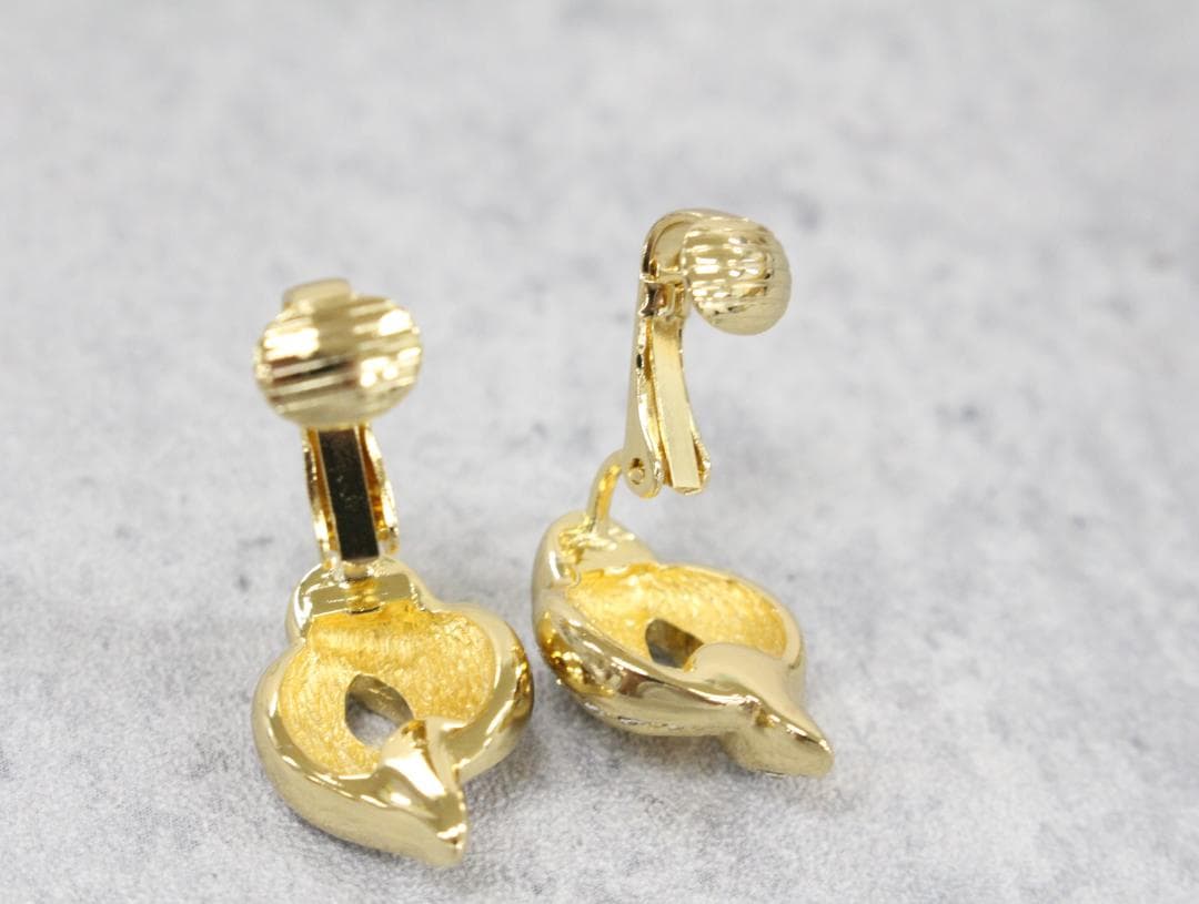 ▲美品 Dior ディオール ネックレス イヤリング セット ラインストーン