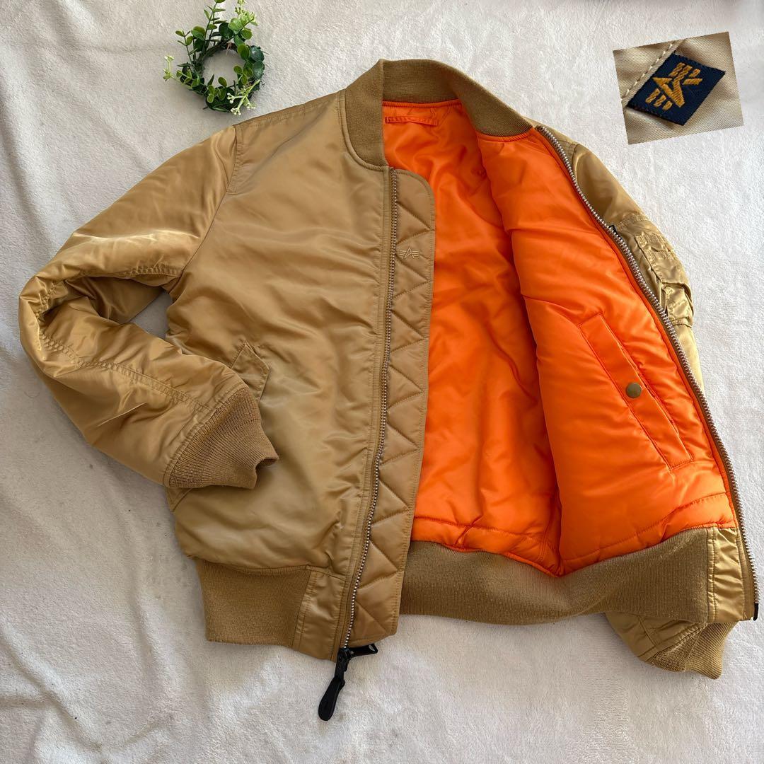 レア✨美品✨ALPHA アルファ MA-1 フライトジャケット　リバーシブル