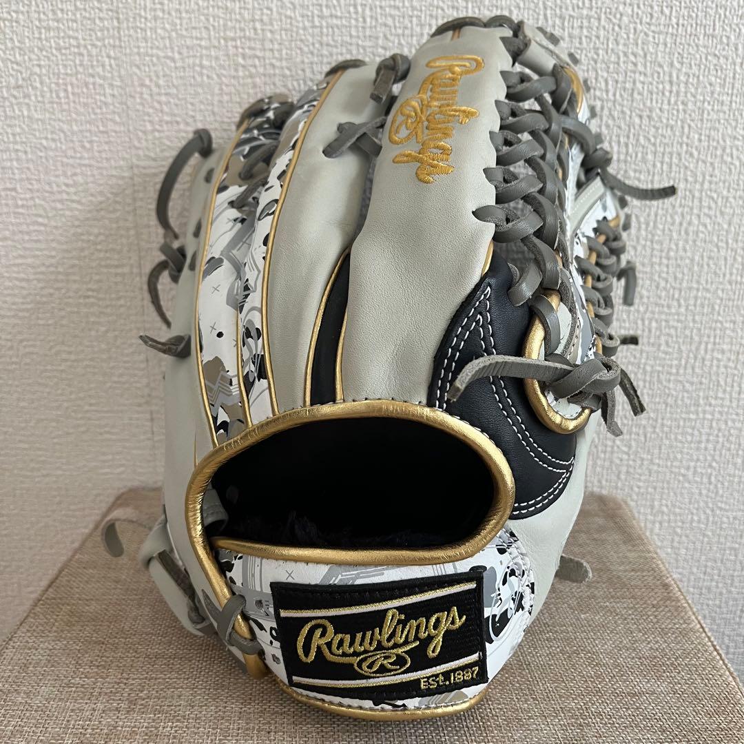 Rawlings 野球グローブ ホワイト/グレー/ブラック