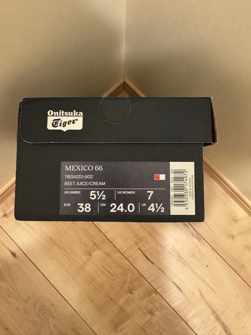 新品Onitsuka Tiger MEXICO66 24cm レッド/ネイビー