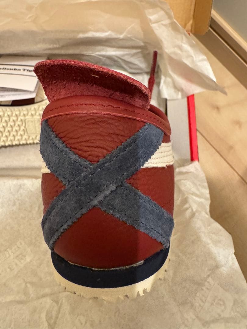 新品Onitsuka Tiger MEXICO66 24cm レッド/ネイビー