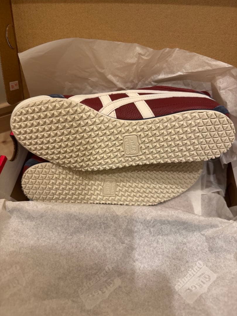 新品Onitsuka Tiger MEXICO66 24cm レッド/ネイビー