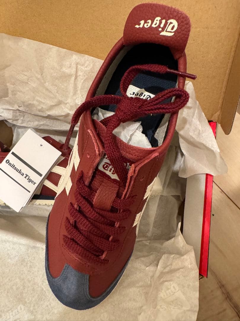 新品Onitsuka Tiger MEXICO66 24cm レッド/ネイビー