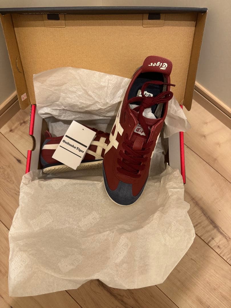 新品Onitsuka Tiger MEXICO66 24cm レッド/ネイビー