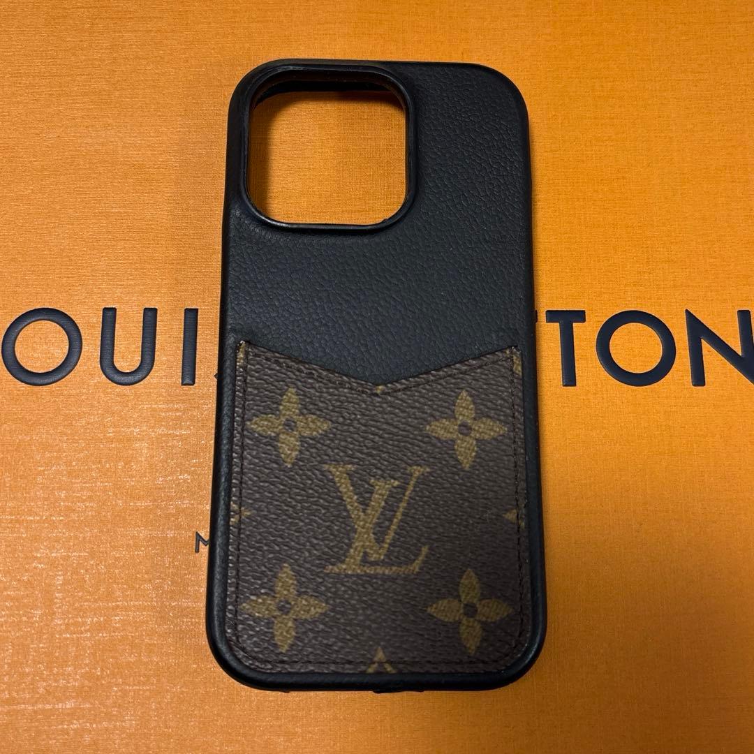 Louis Vuitton iPhone16pro用 レザーケース モノグラム