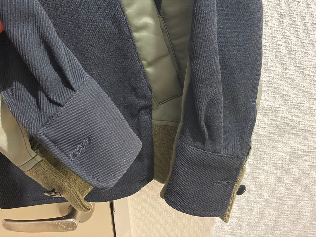 sacai サカイ コットンツイル MA-1 ドッキング ブルゾン 1