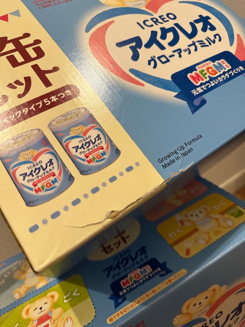 Glico アイクレオ グローアップミルク 6缶セット