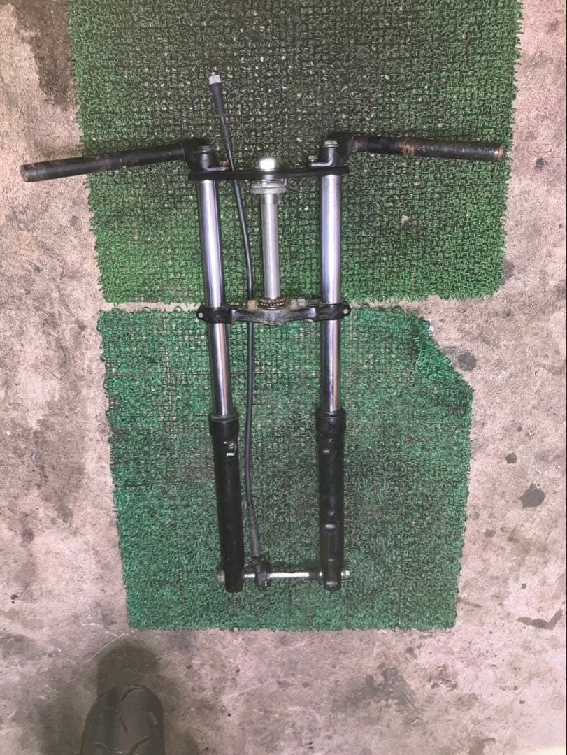 NS-1 フロントフォーク　足回り　スピードメーター　ハンドル