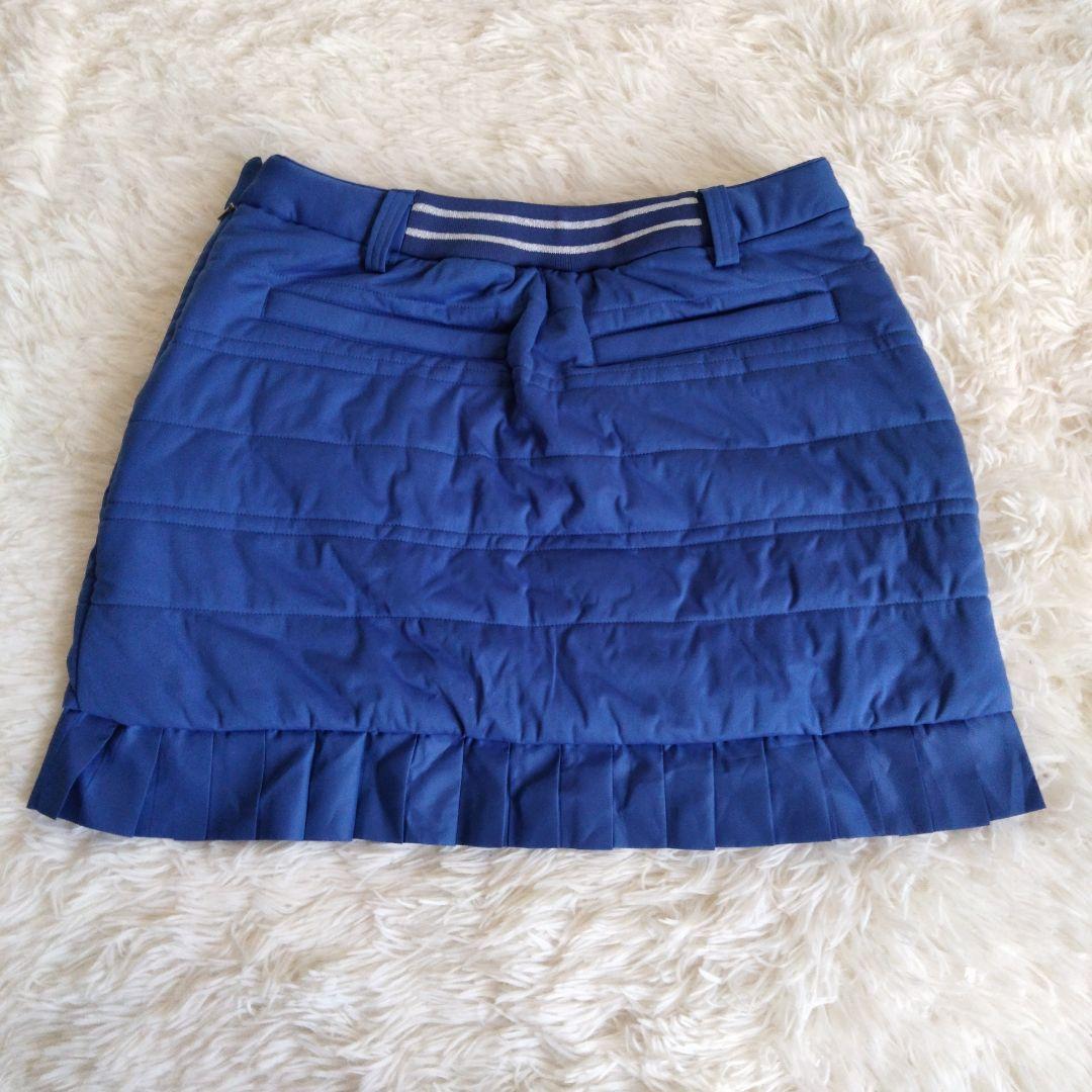 新品タグ付☆Callaway ゴルフ 中綿 キルティング スカート フリル 青