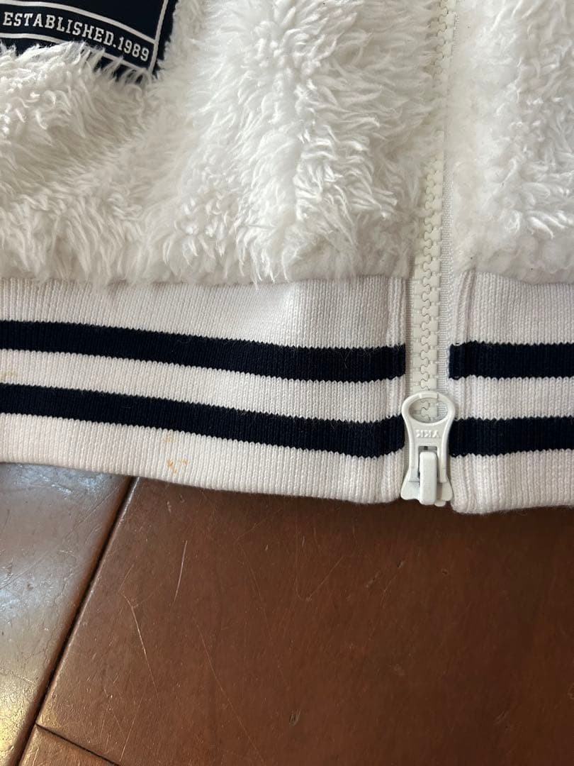 PEARLY GATES★白ふわもこフード付きパーカーサイズ0