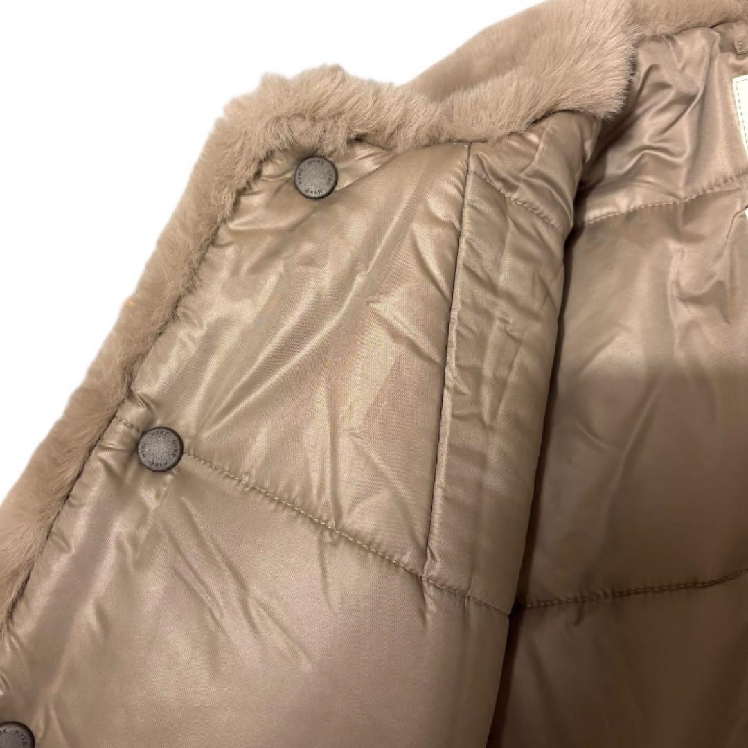 【HYKE】ハイク✨フェイクファーコート　リバーシブル　定価96800円