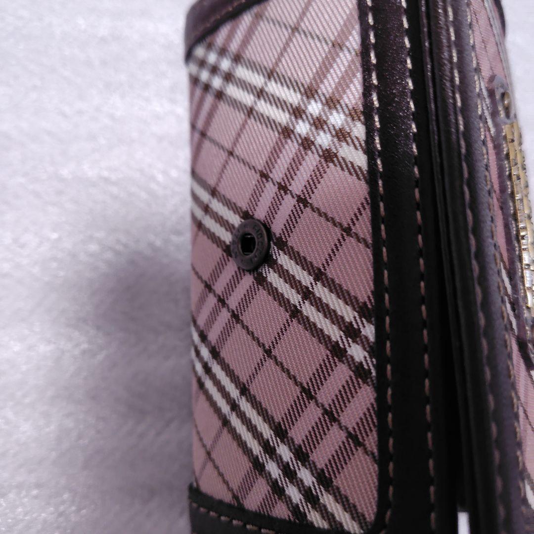 BURBERRY BLUE LABELピンクチェック柄キーケース ★新品未使用★