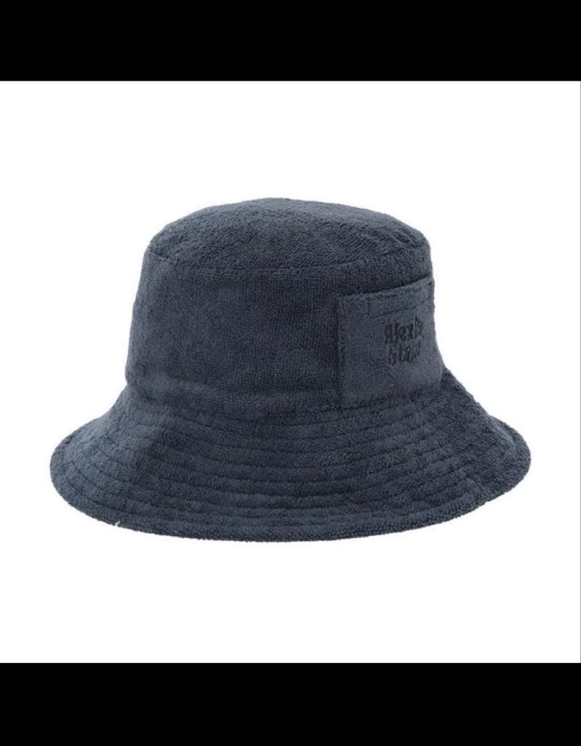 新品未使用✨アリシアスタン　テリーバケットハット　ネイビー　帽子