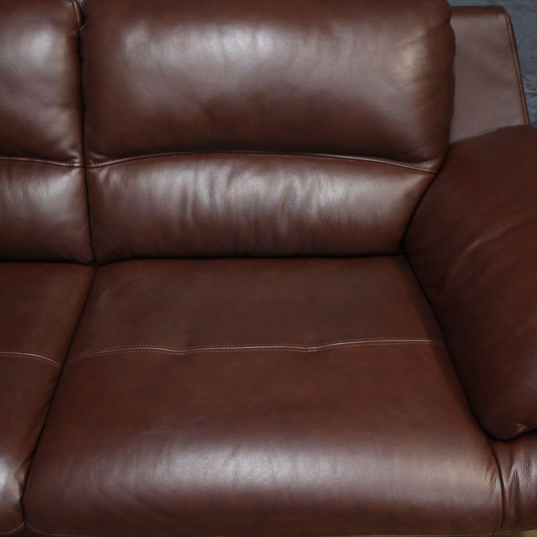 みなとフレンチソファ　本革　極上コレクターコンディション　ソファ