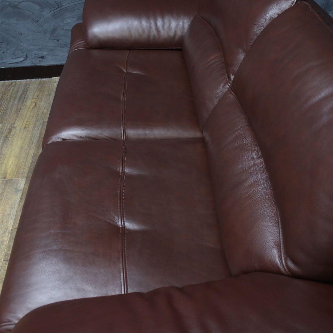 みなとフレンチソファ　本革　極上コレクターコンディション　ソファ