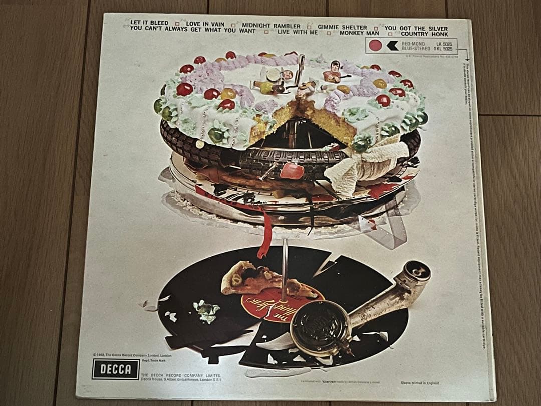 モノラルUK盤A2/B1 ROLLING STONES/LET IT BLEED