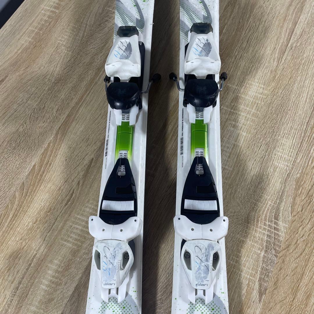 elan146cm ATOMIC23/23.5cmストック付きスキーセット