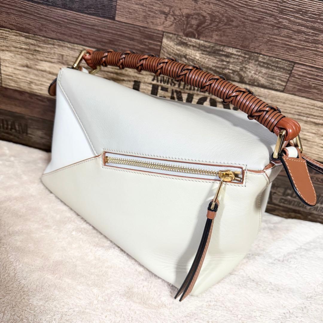 ロエベ パズルバッグ スモール ベージュ系 ギャランティカード 保存袋付き