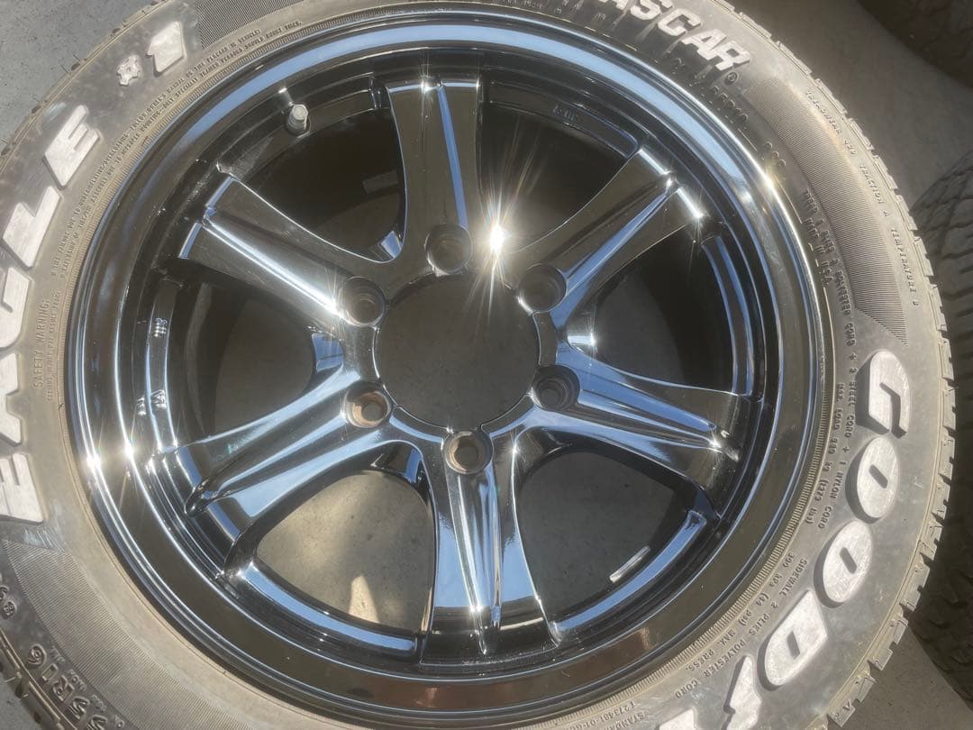 商談中　wedsブラッククロームホイール4本