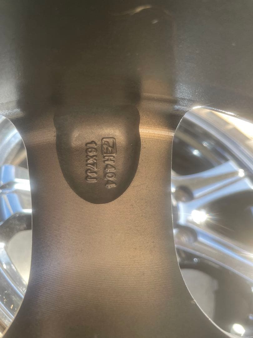 商談中　wedsブラッククロームホイール4本