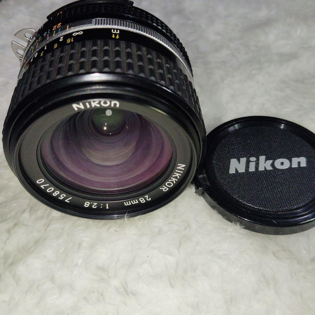 Nikon FG-20 一眼レフカメラ nikkor 28mm 1 2.8