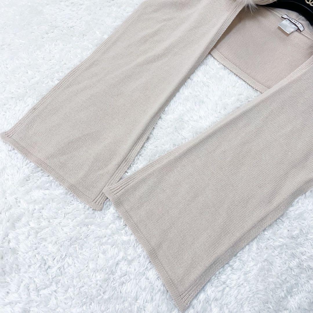 未使用級 FOXEY フォクシー フォックスファーカシミヤ 100% ストール