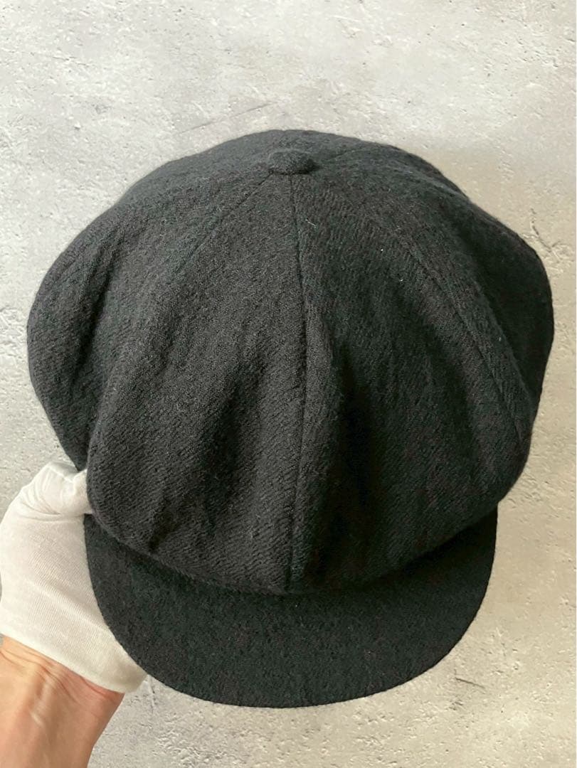 羊　ヨウジヤマモトプールオム 　クラシックウールキャスケット　キャップ