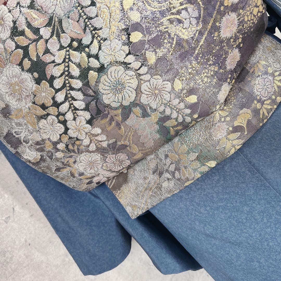 訪問着フルセット　辻ヶ花　着物　正絹　水色　華やか　可愛い　入学式　卒業式