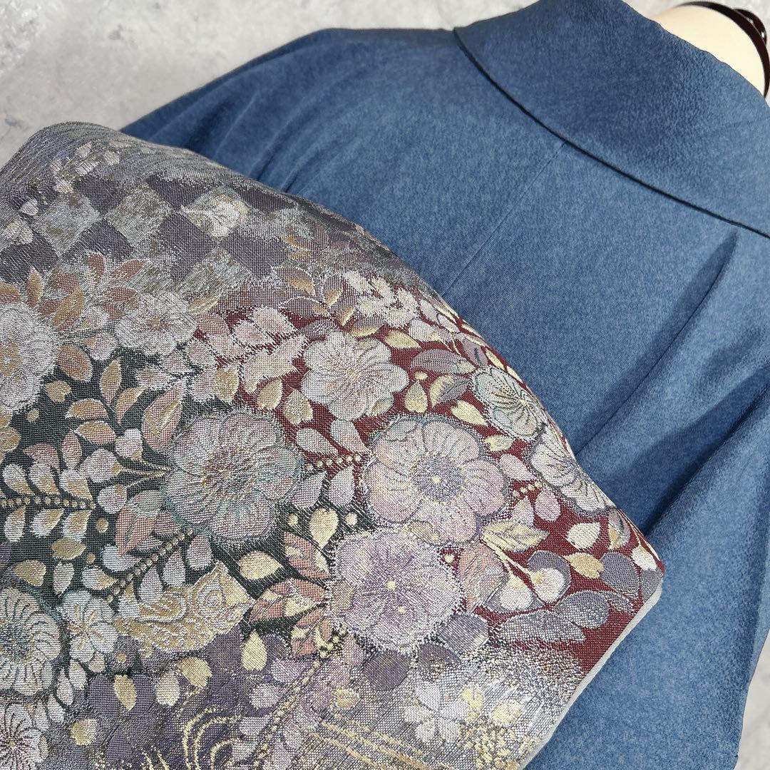 訪問着フルセット　辻ヶ花　着物　正絹　水色　華やか　可愛い　入学式　卒業式