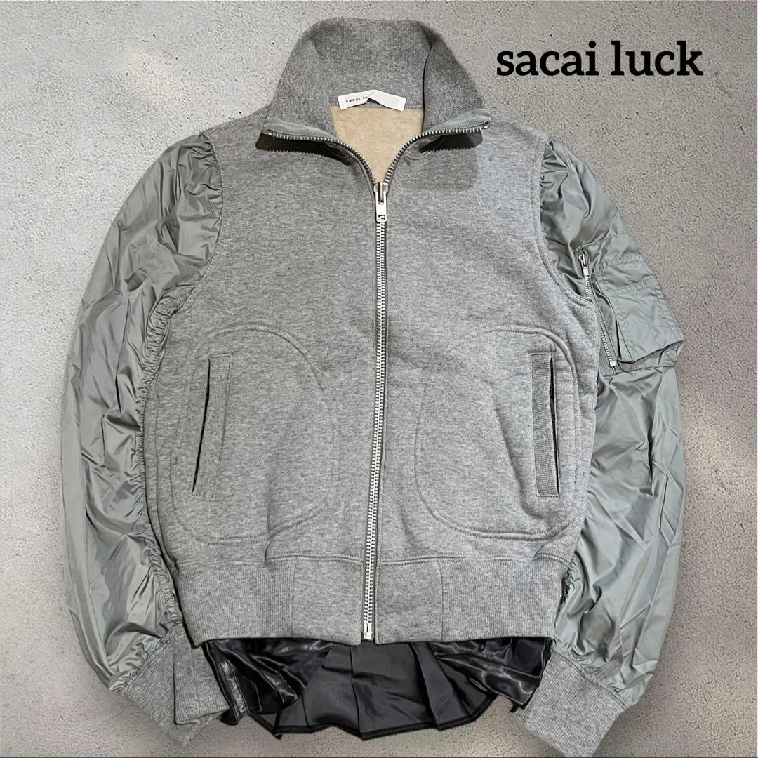 美品✨サカイラック　sacai　ma-1　異素材ドッキング　フライトジャケット