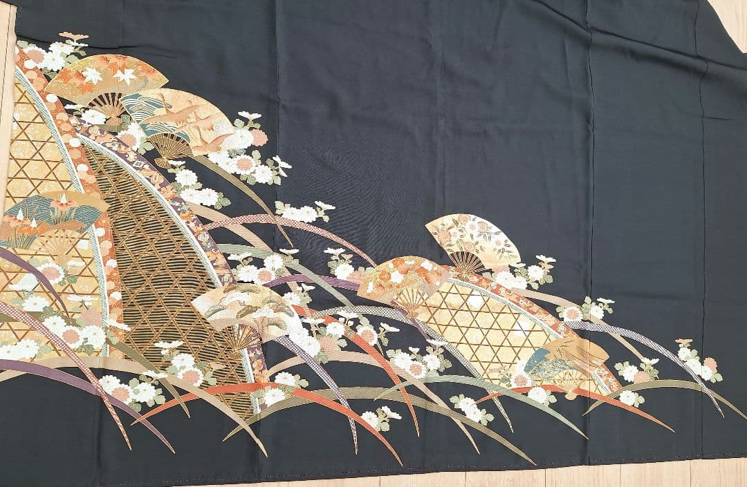 着物リメイクワンピース3630