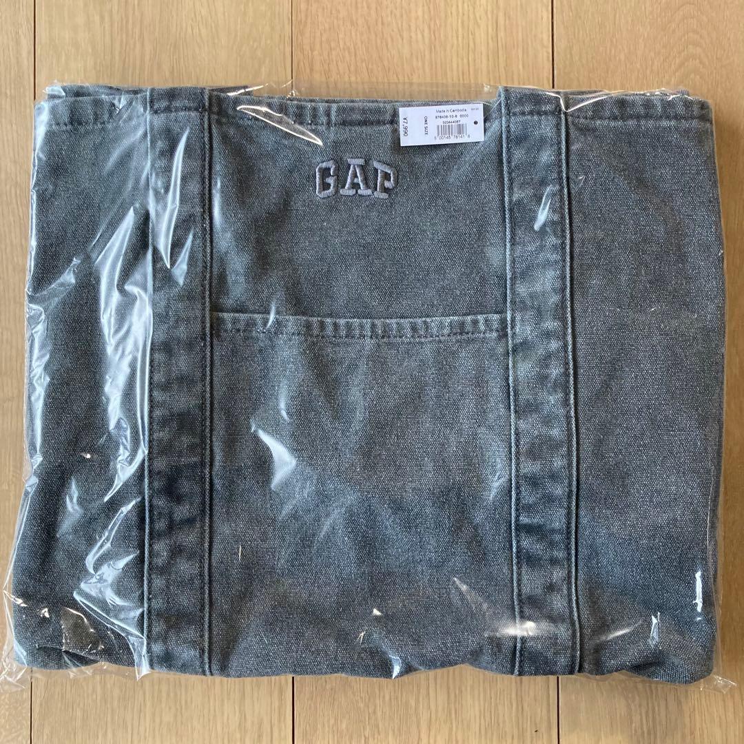 新品未使用タグ付き GAP ギャップ ロゴトートバッグ ブラック 黒