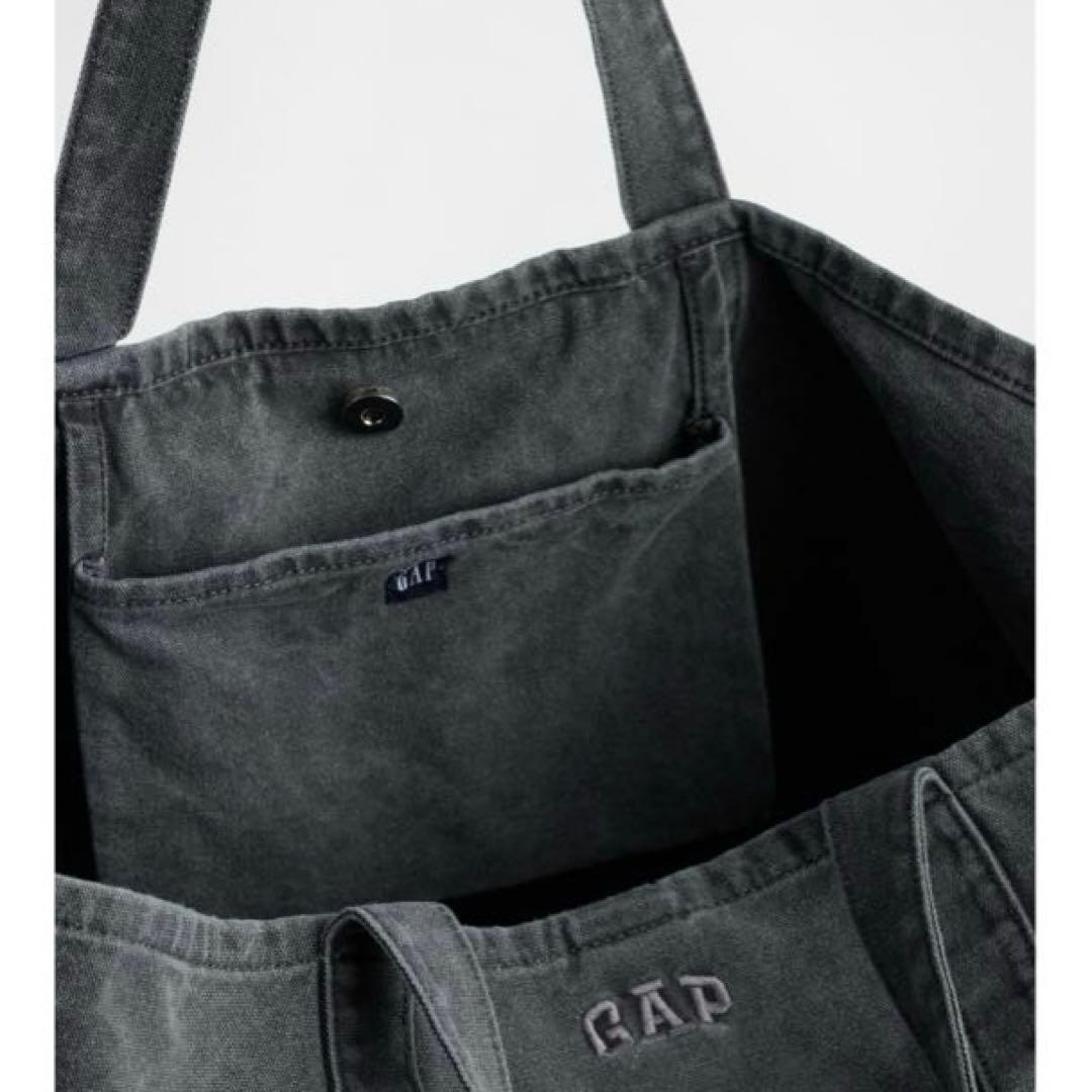 新品未使用タグ付き GAP ギャップ ロゴトートバッグ ブラック 黒