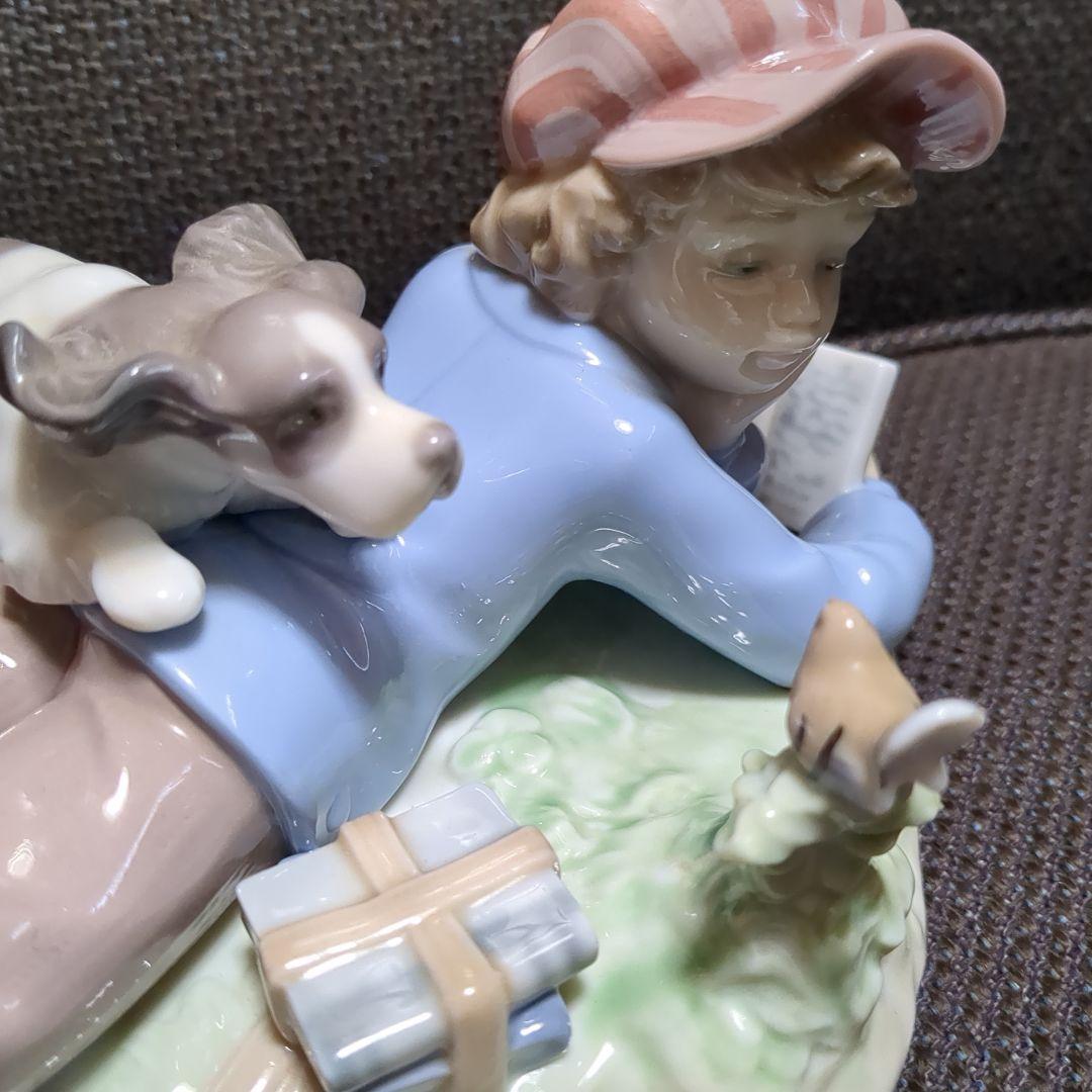 【絶版品】「LLADRO(リヤドロ) 5451 旅する少年」