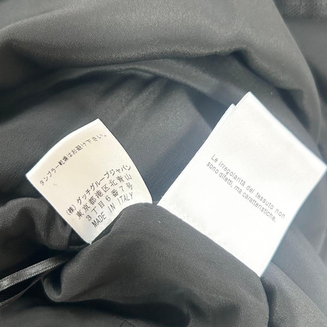 美品♡ グッチ シルク100% ワンピース フォーマル 切替 38 美シルエット