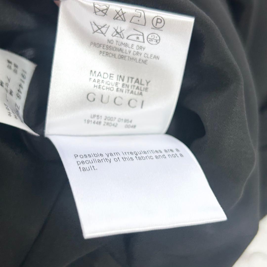 美品♡ グッチ シルク100% ワンピース フォーマル 切替 38 美シルエット