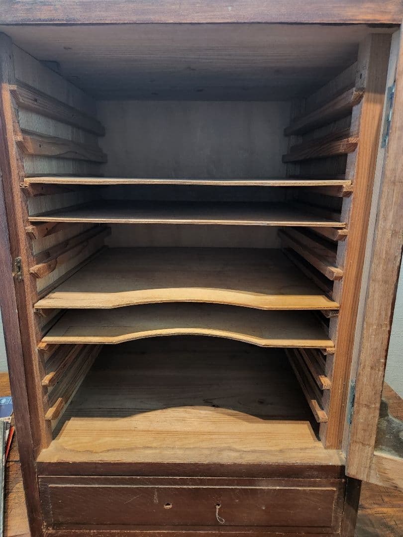 アンティーク家具 　古家具　ファイルキャビネット　古民家