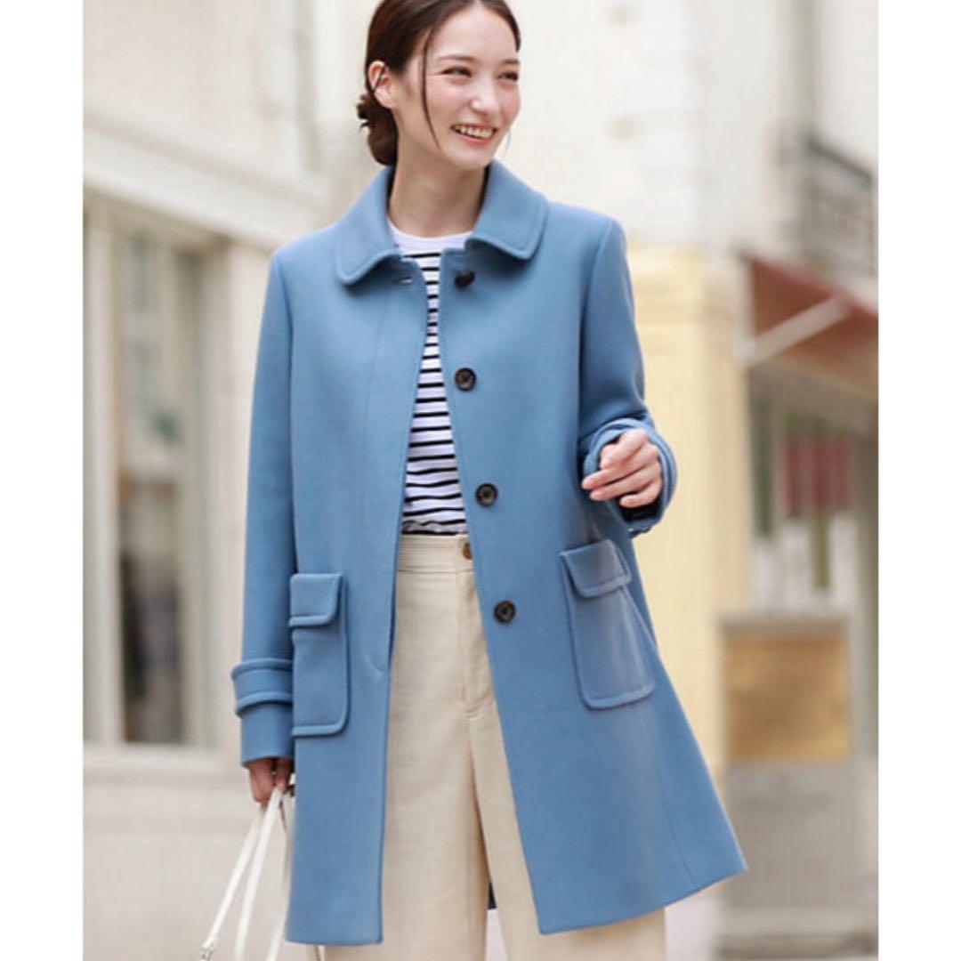 MACINTOSH PHILOSOPHY メルトンステンカラーコート　38